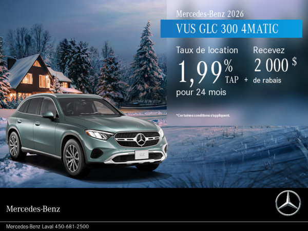 VUS GLC 300 4MATIC 2026