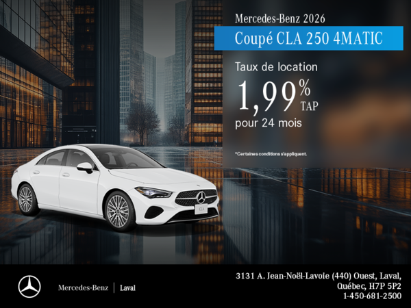 Coupé CLA 250 4MATIC 2026