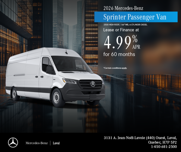 2026 Sprinter Passenger Van