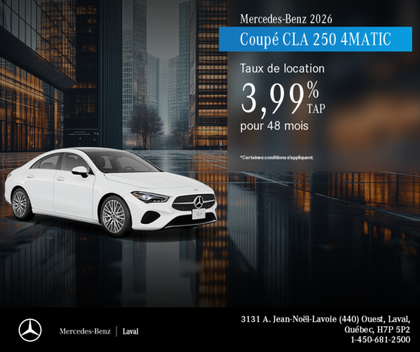 Coupé CLA 250 4MATIC 2026