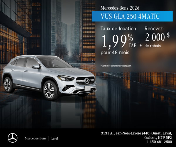 VUS GLA 250 4MATIC 2026