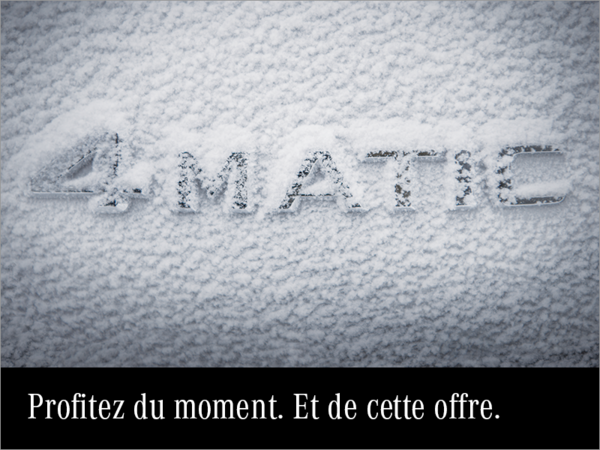 Profitez du moment. Et de cette offre.
