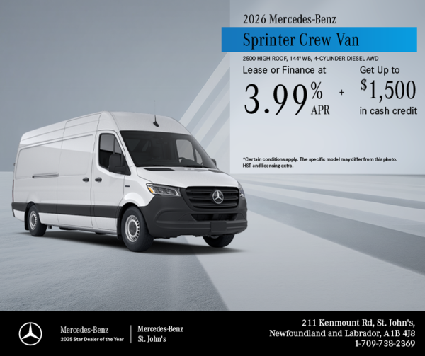 2026 Sprinter Crew Van