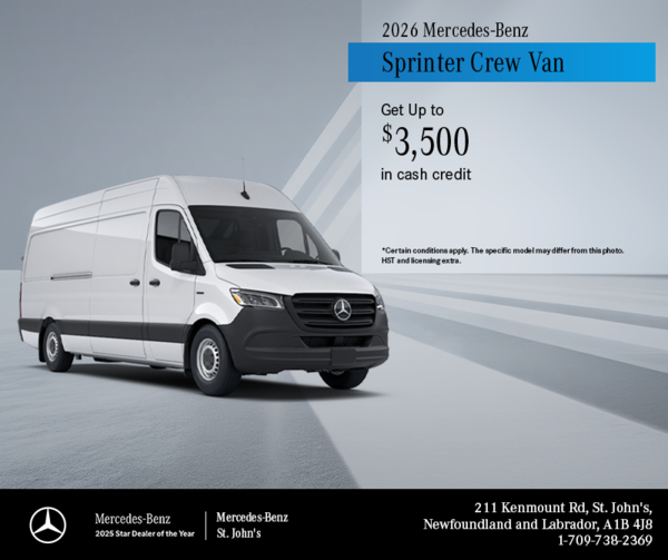 2026 Sprinter Crew Van