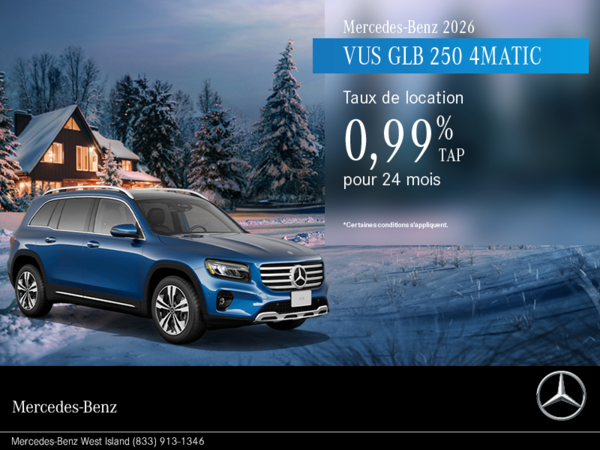 VUS GLB 250 4MATIC 2026.