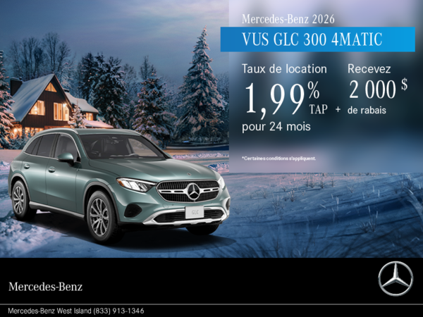 VUS GLC 300 4MATIC 2026.