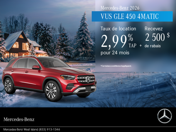 VUS GLE 450 4MATIC 2026.