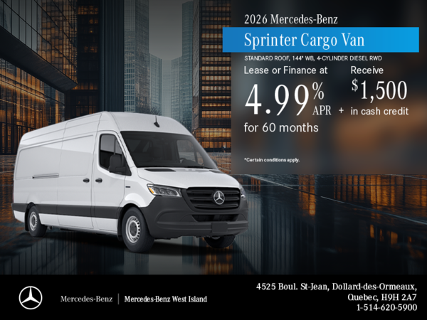 2026 Sprinter Cargo Van
