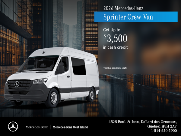 2026 Sprinter Crew Van