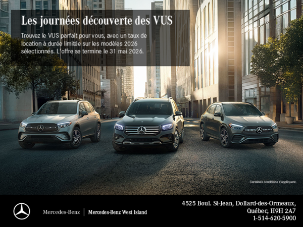 L'événement mensuel de Mercedes-Benz.