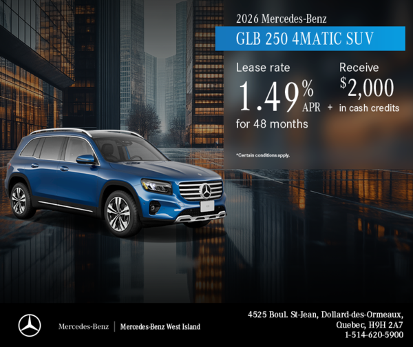 2026 GLB 250 4MATIC SUV