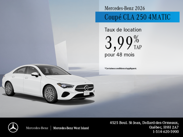 Mercedes-Benz CLA 2026.