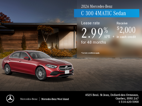 2026 Mercedes-Benz C-Class Sedan