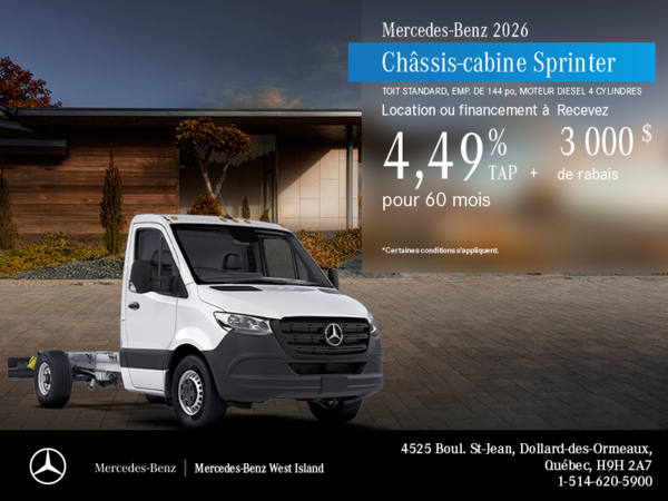 Châssis-Cabine Sprinter 2026.