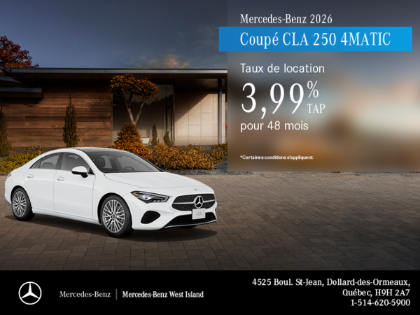 Mercedes-Benz CLA 2026.