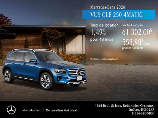 Mercedes-Benz GLB 2026.