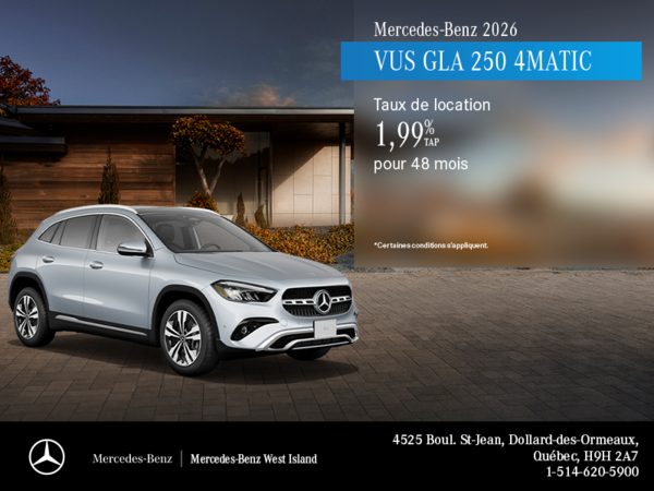 Mercedes-Benz GLA 2026.