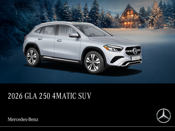 2026 GLA 250 4Matic Suv<br>- 24-month Lease at 3.49%*<br>- up to 1% Loyalty Rate Reduction^<br>