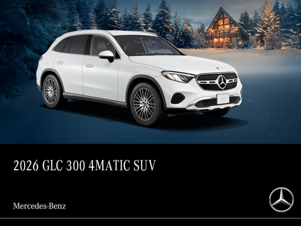 2026 GLC 300 4Matic Suv<br>- 24-month Lease at 3.49%*<br>- up to 1% Loyalty Rate Reduction^<br>
