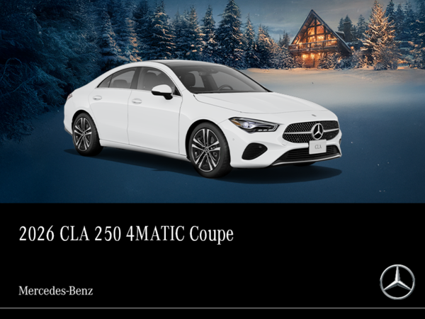 2026 CLA 250 4Matic Sedan<br>- 24-month Lease at 4.99%*<br>- up to 1% Loyalty Rate Reduction^<br>