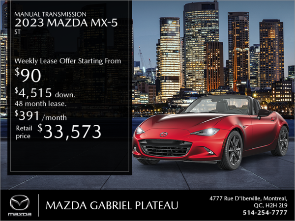Get the 2023 Mazda MX-5!