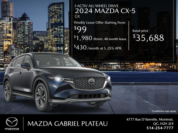 Mazda Gabriel Plateau - Get the 2024 Mazda CX-5