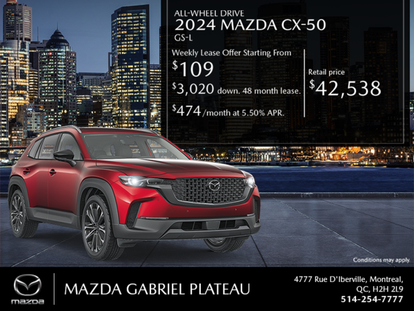 Get the 2024 Mazda CX-50