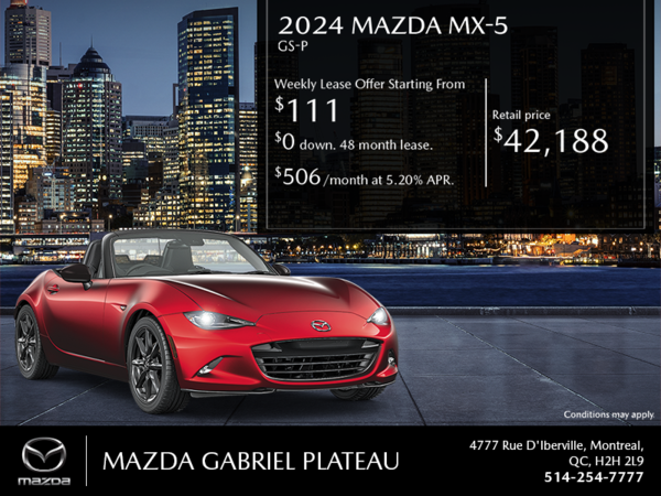 Get the 2024 Mazda MX-5