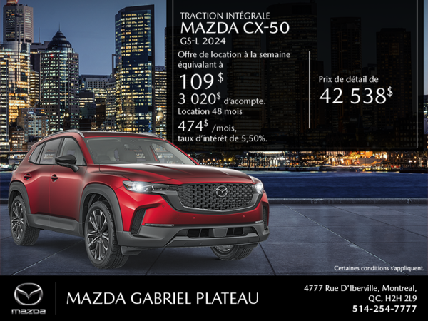 Procurez-vous le Mazda Cx-50 2024