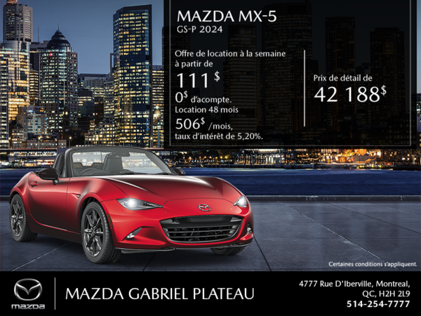 Procurez-vous le Mazda Mx-5 2024