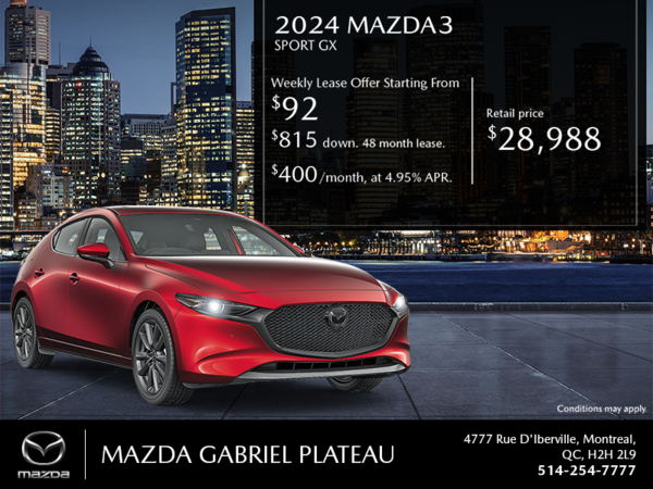 Get the 2025 Mazda 3 Sport