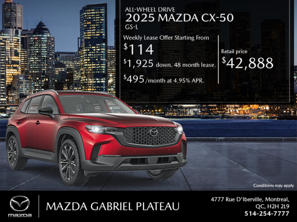 Get the 2025 Mazda CX-50