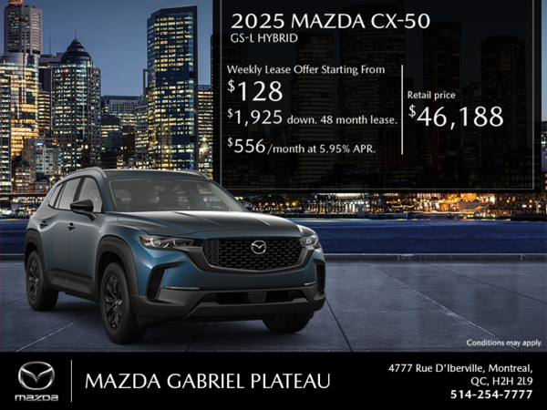 Get the 2025 Mazda CX-50 Hybrid