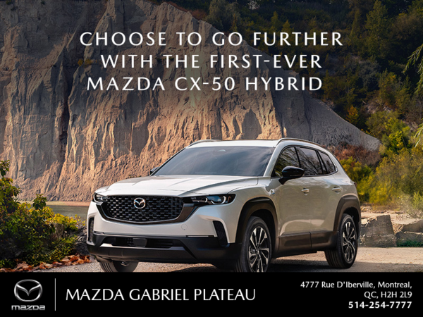 Mazda Gabriel Plateau - The Choose Mazda event