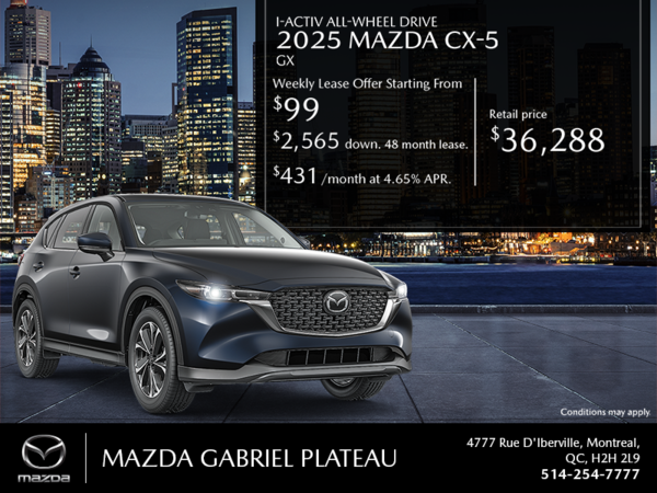 Mazda Gabriel Plateau - Get the 2025 Mazda CX-5