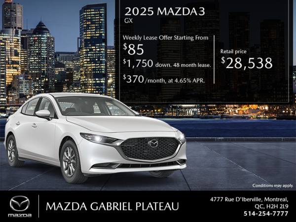 Get the 2025 Mazda3