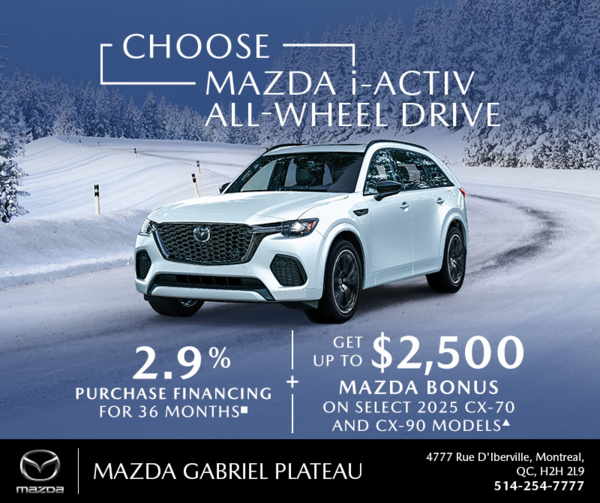 Mazda Gabriel Plateau - The Choose Mazda event