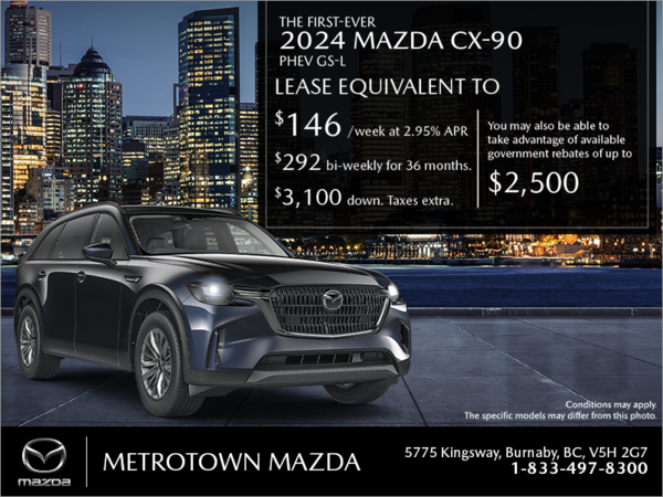 Get the 2024 Mazda CX-90 PHEV