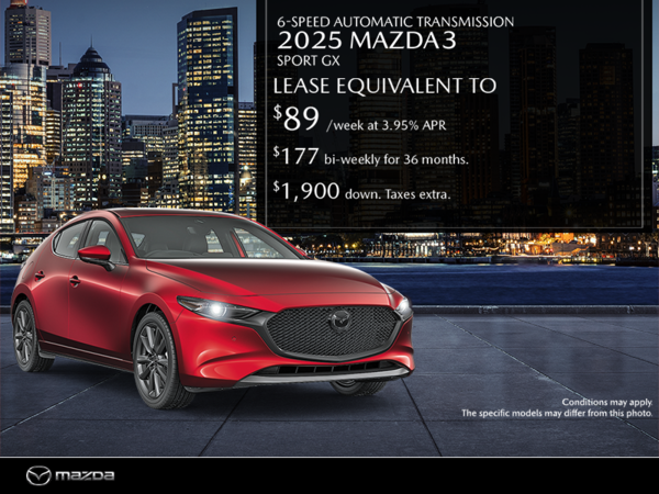 Get the 2025 Mazda 3 Sport