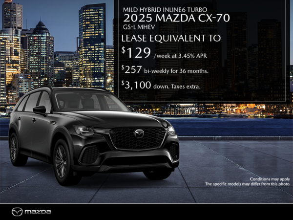 Get the 2025 Mazda CX-70 MHEV