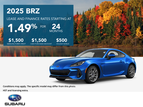 Get the 2025 Subaru BRZ Today!