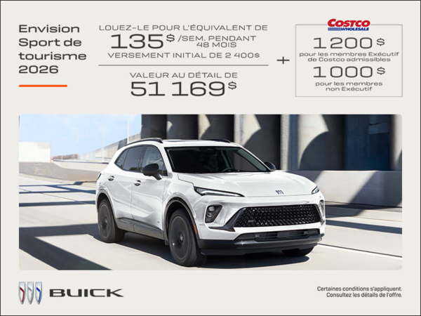 Procurez-vous la Buick Envision 2026