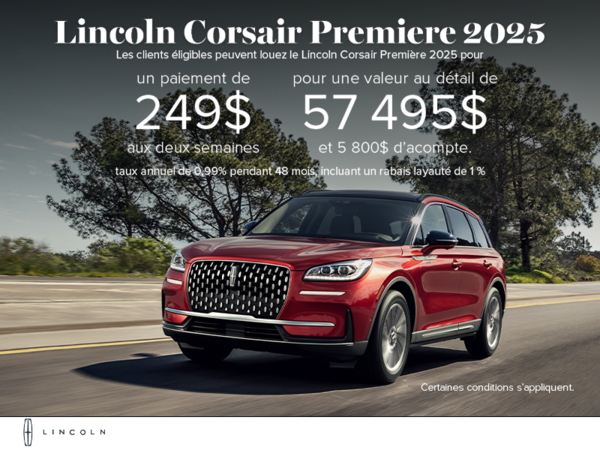 Le Lincoln Corsair 2025!