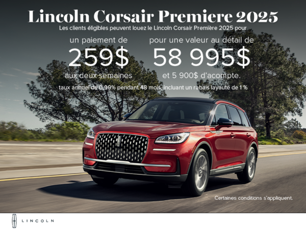 Le Lincoln Corsair 2025!