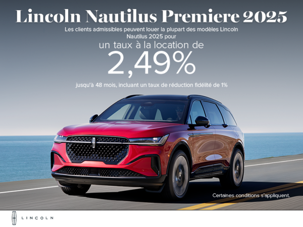 Le Lincoln Nautilus 2025 !