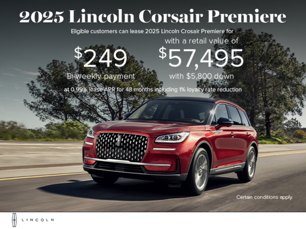 The 2025 Lincoln Corsair!