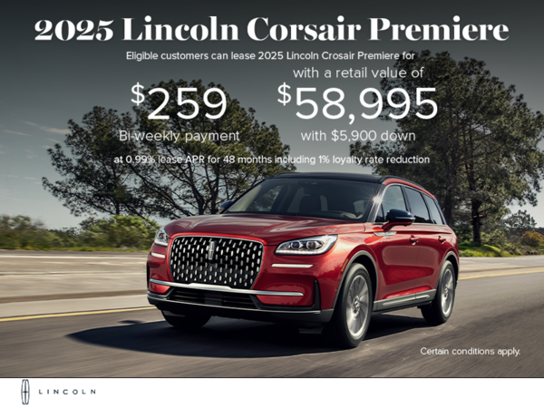 The 2025 Lincoln Corsair!
