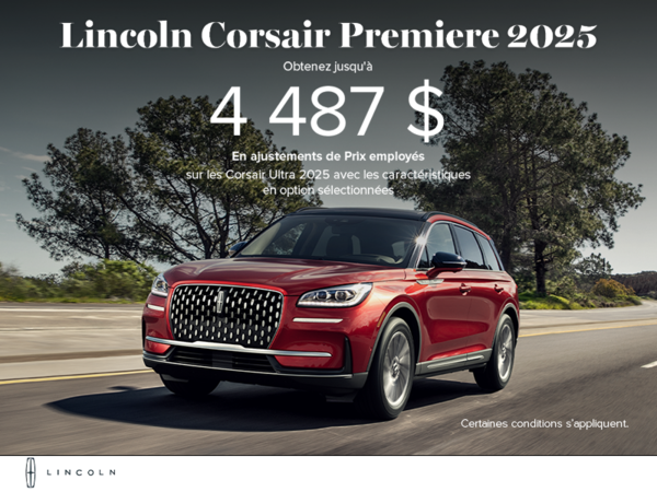 Le Lincoln Corsair 2025!