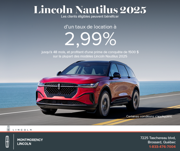 Le Lincoln Nautilus 2025 !