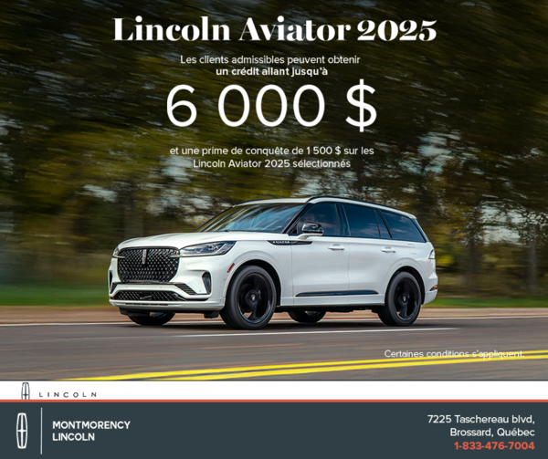 Le Lincoln Aviator 2025 !